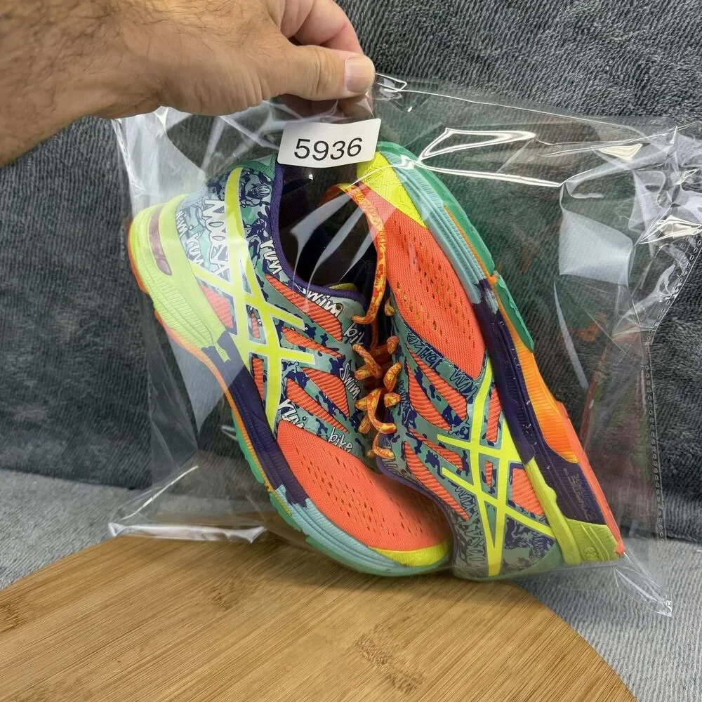 ASICS GEL-Noosa Tri 10 Shoes Womens Size 6 Multicolor Running Sneakers T580N
